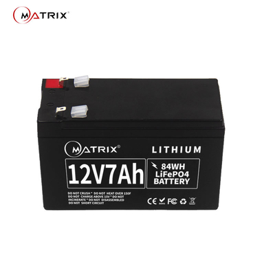 Batería recargable de 12v 7ah Lifepo4 para la fuente de alimentación de reserva