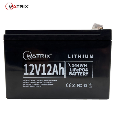 batería recargable Lifepo4 de 12v 12ah para el reemplazo de la batería de plomo