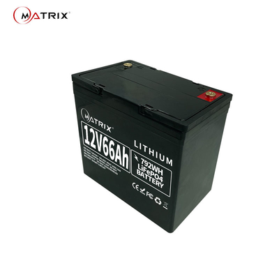 baterías recargables de la batería LiFePO4 del fosfato del hierro del litio de 12V 66Ah para UPS