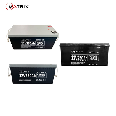 Batería de litio del reemplazo Lifepo4 para el sistema eléctrico de respaldo 12V250AH de la MATRIZ