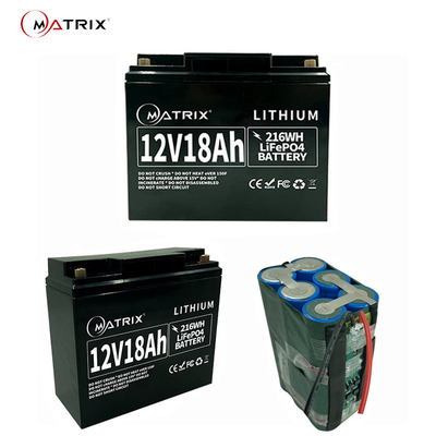 Batería profunda 4S3P del ciclo del litio del almacenamiento de energía 12,8 V 18ah para el CCTV de UPS SOLAR