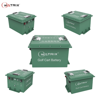 Matrix Light Weight Lifepo4/ Batería de litio 12S 38V 105Ah para carro de golf con asa
