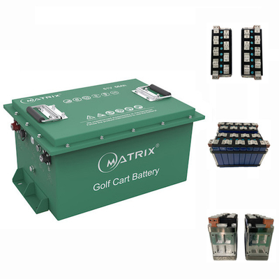La batería profunda 56Ah del fosfato de ión de litio del carro de golf del ciclo 48V substituye las baterías de plomo