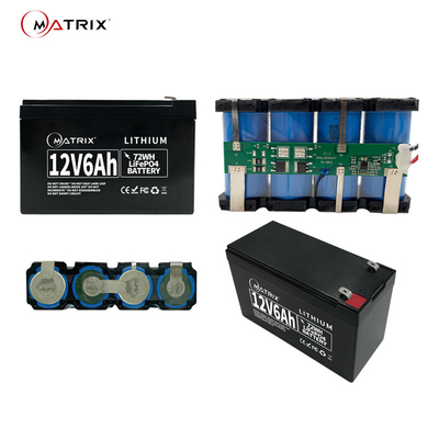 batería Li-Ion Rechargeables Pack 12V del fosfato del hierro del litio 6Ah