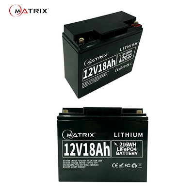 litio profundo Ion Battery Pack del ciclo 12.8v 18ah LiFePO4 de la batería de 12v UPS