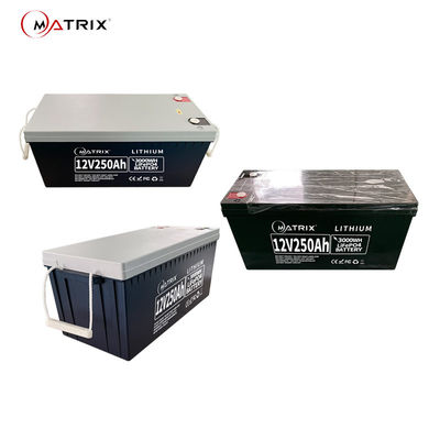 Batería solar 12volt 250ah del ciclo profundo portátil del litio para la energía casera